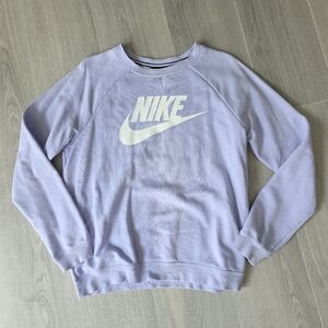 Nike Light Purple Crew Neck Sweater
